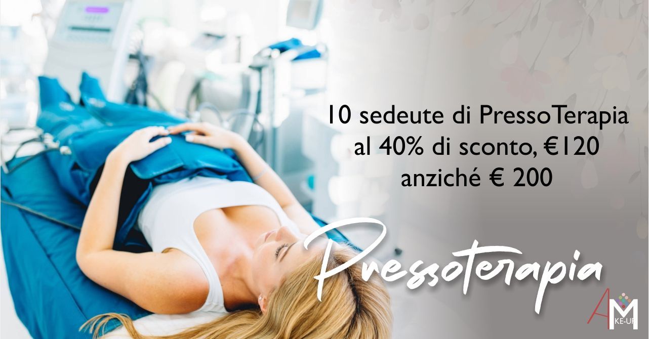 Promozione Annalisa Make-Up Artist, Pressoterapia