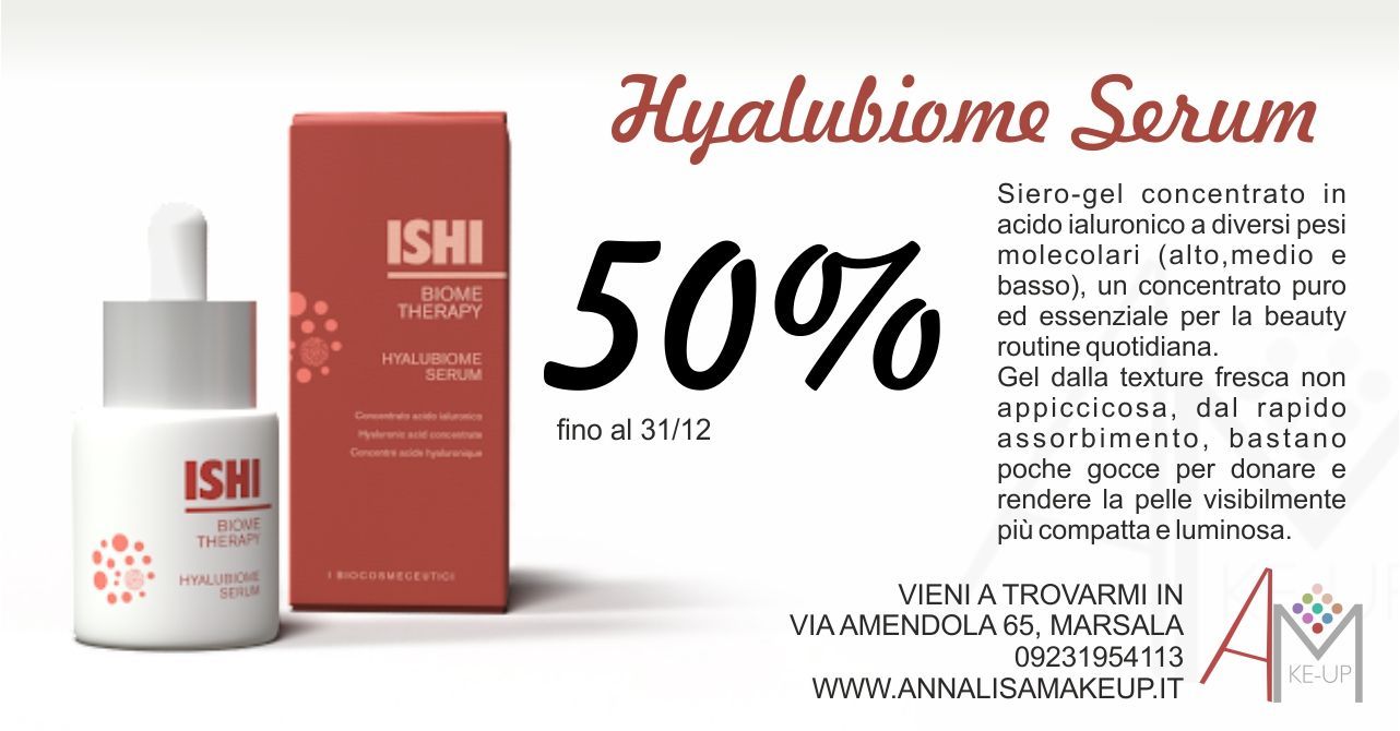 Promozione Annalisa Make-Up Artist, Hyalubiome Serum